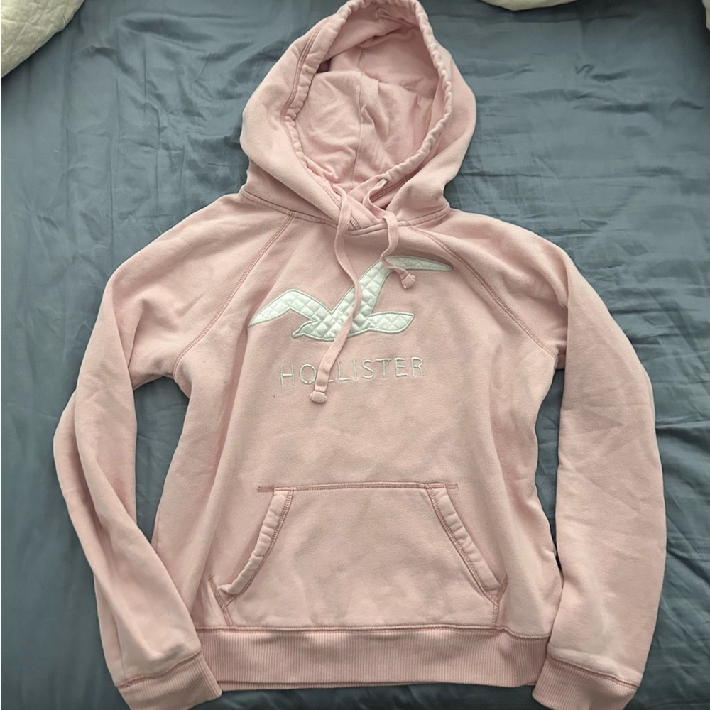 LAST CALL hollister baby pink soft hoodie